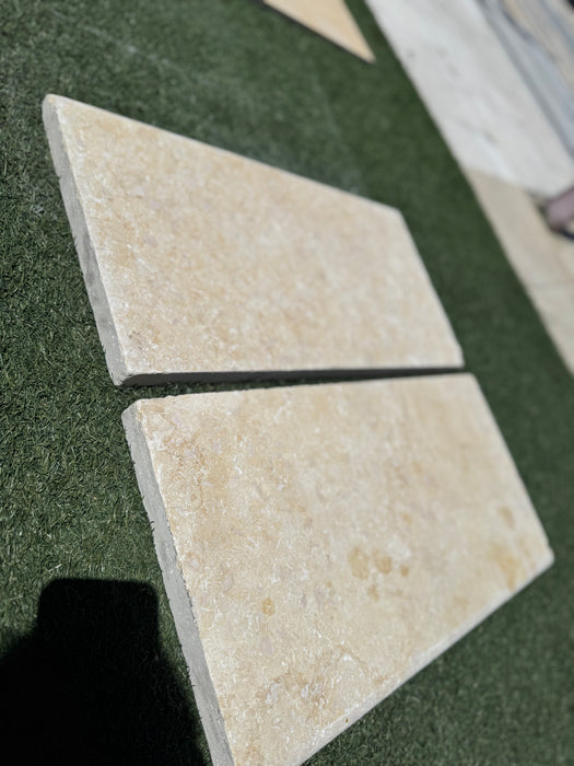 Sinai Shell Stone Coping 12 x 24 x 3 Cm Brushed & Tumbled