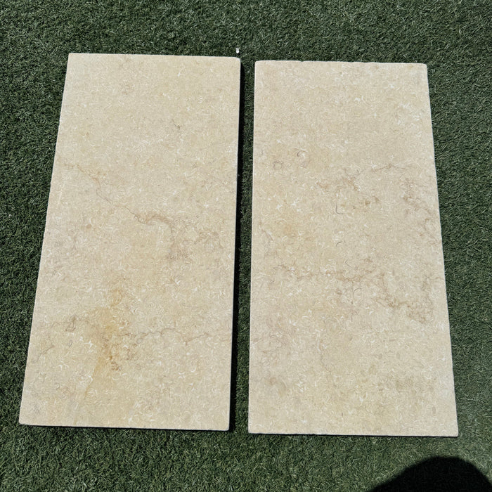 Sinai Shell Stone Coping 12 x 24 x 3 Cm Brushed & Tumbled