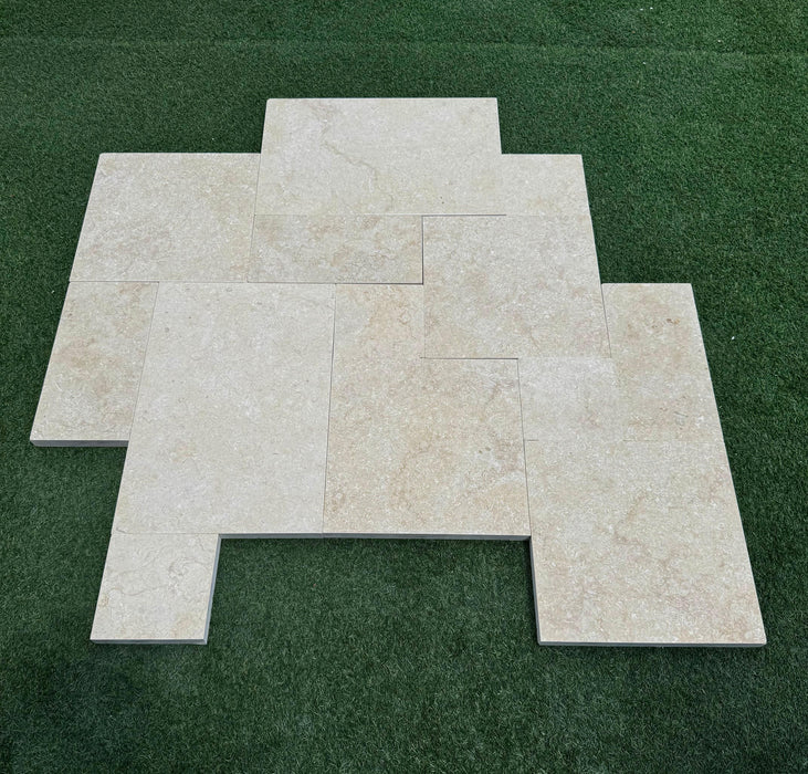 Sinai Shell French Pattern Brushed and Tumbled Paver