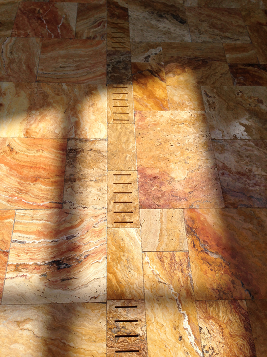 Autumn Blend Travertine 6 x 12 Pool Coping