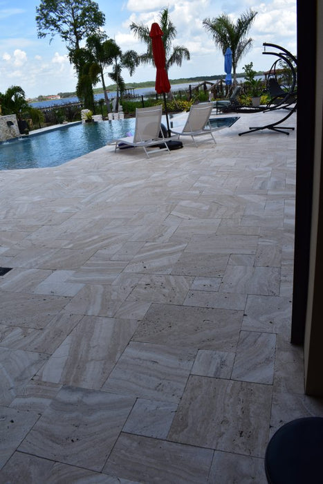 Avorio Travertine 6 x 12 Tumbled Paver