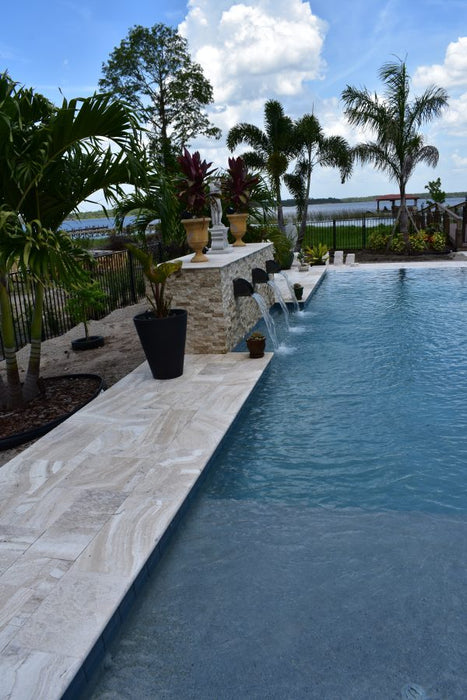 Avorio Travertine 6 x 12 Tumbled Paver