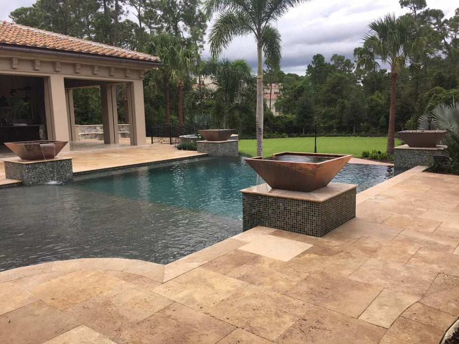 Noche Travertine 6 x 12 Tumbled Paver