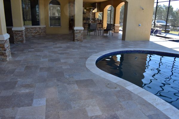 Noche Travertine 6 x 12 Tumbled Paver