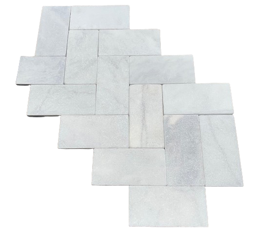 Gray Blue Tahoe French Pattern Sandblasted Paver