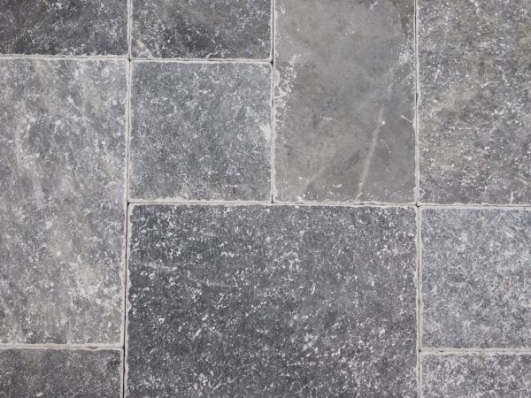 Gray Blue Tahoe French Pattern Tumbled Paver