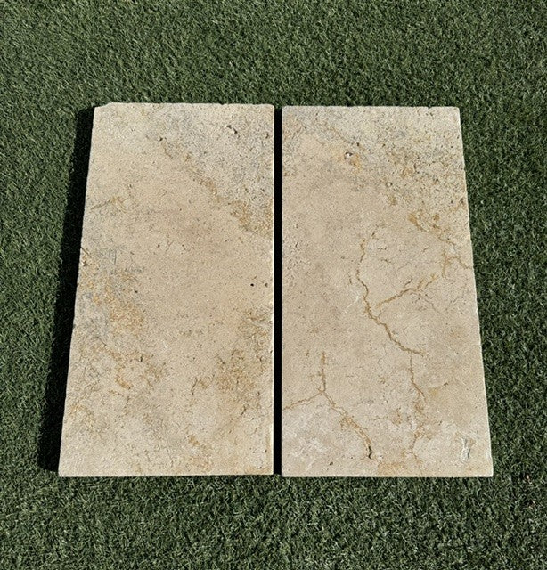 Travertine Country Classic Pavers 12 x 24 Tumbled
