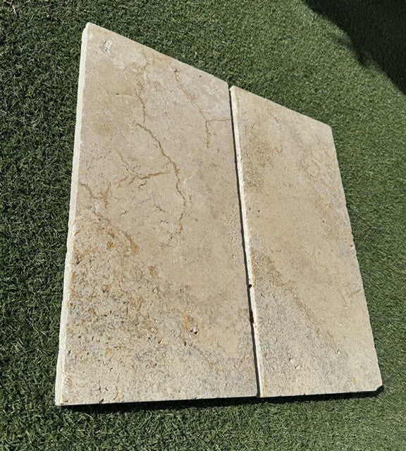 Travertine Country Classic Pavers 12 x 24 Tumbled