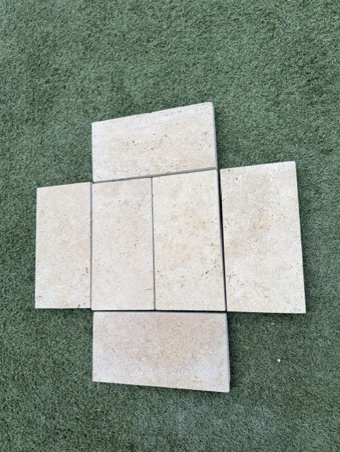 Trav Walnut Pavers 6 x 12 Tumbled