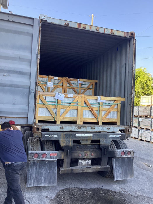 Gabriella Grey French Pattern Sandblasted and Brushed Paver