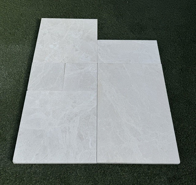 Vanilla Marble French Pattern Sandblasted