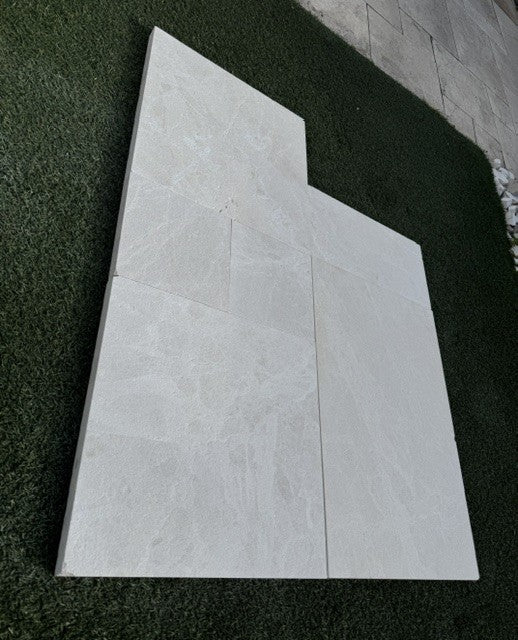 Vanilla Marble French Pattern Sandblasted