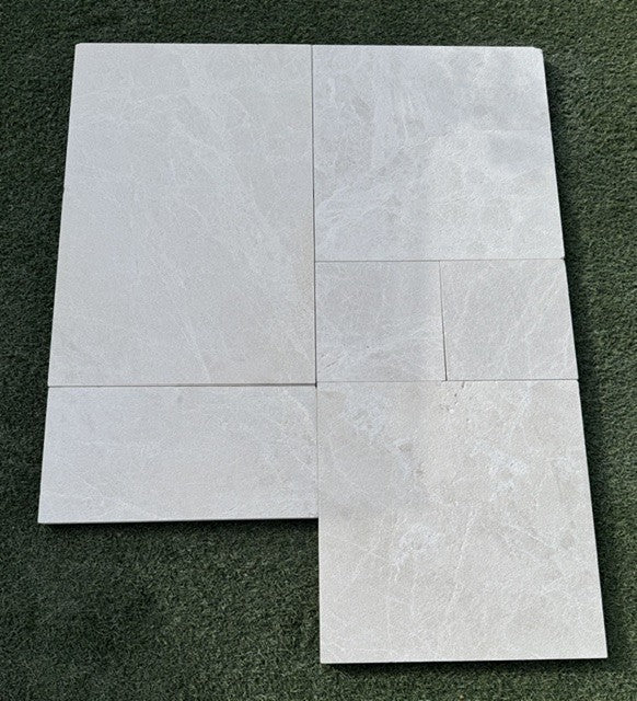 Vanilla Marble French Pattern Sandblasted