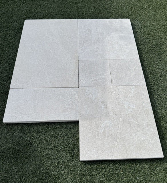 Vanilla Marble French Pattern Sandblasted