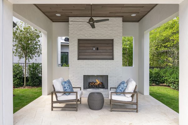 White Sea Shell Limestone French Pattern Tumbled Paver