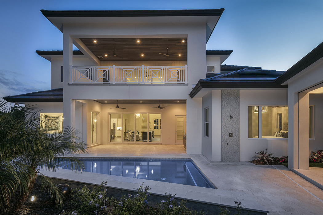 White Sea Shell 6 x 12 Stone Drain