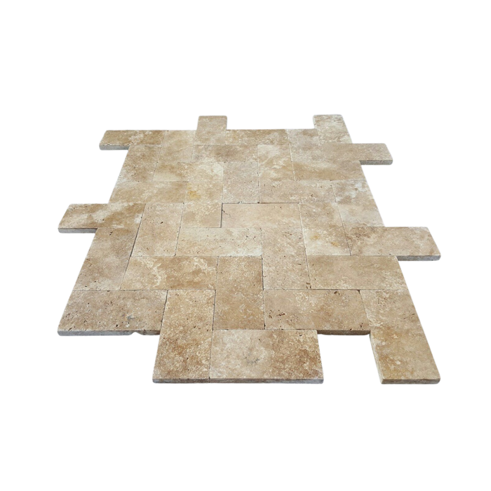Trav Walnut Pavers 6 x 12 Tumbled