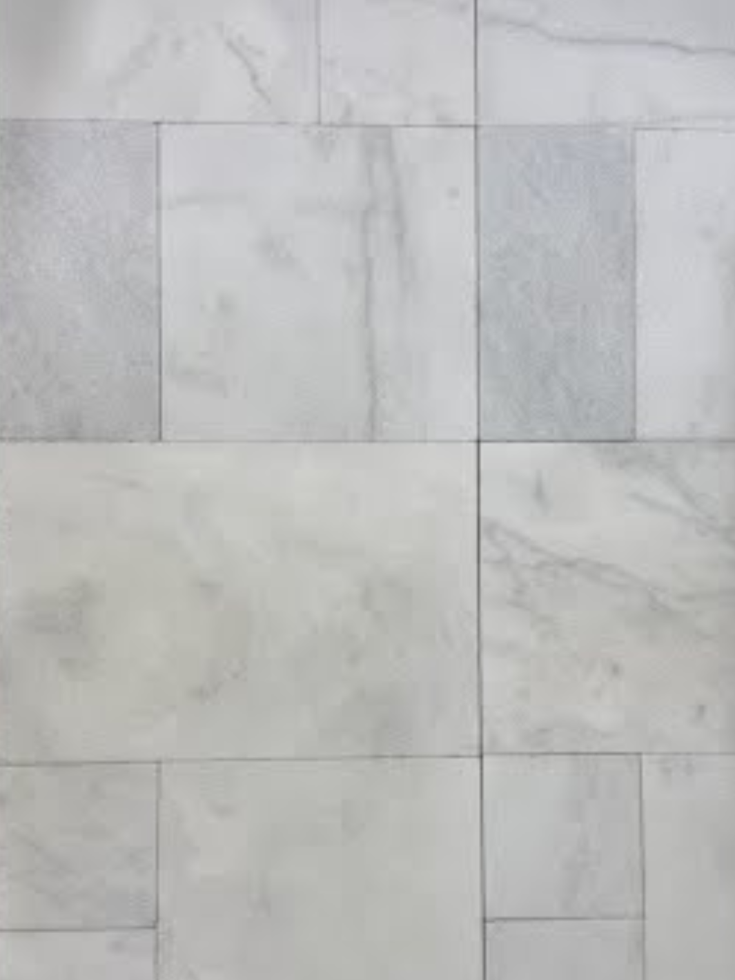 Fantasy White Marble Paver 24 x 24 Sandblasted — Sinai Marble and Stone