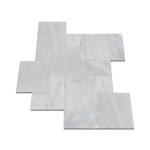 Bianco White Vein-Cut Marble Paver