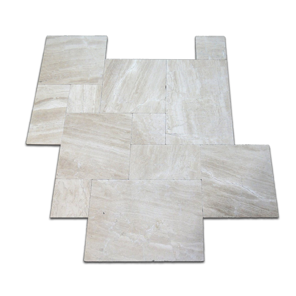 Diana Real Marble Tumbled Paver
