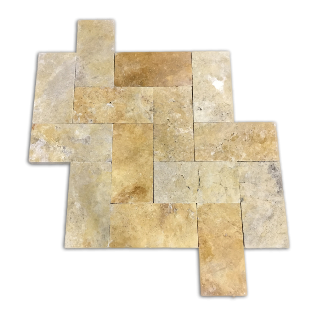 Gold Travertine Paver Sinai Marble & Stone